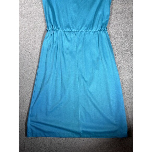 Vintage Timely Trends Dress Basic Short Sleeve Blue Mod/GoGo XS To S 60s Style - Picture 5 of 12